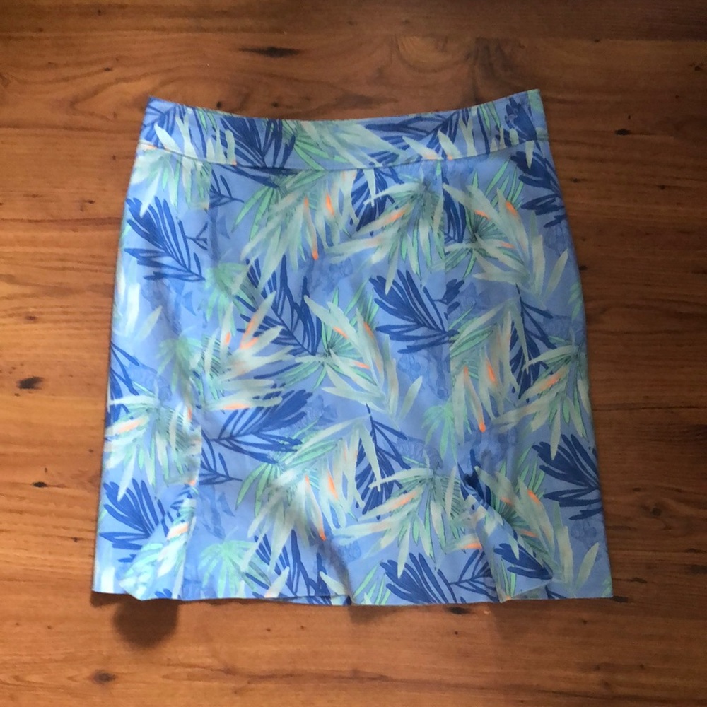 Columbia River Resort tropical outdoor skirt Size 10